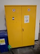 STEEL DOUBLE DOOR FLAMMABLE STORAGE CABINET