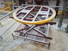 SCISSOR LIFT VIBRATING TABLE