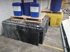 2X 4 BARRELL BUNDED STORAGE STANDS