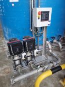 2X GRUNDFOS PUMPS AND DIGITAL CONTROLLER