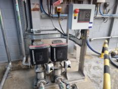 2X GRUNDFOS PUMPS AND DIGITAL CONTROLLER