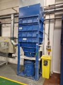 HEATON GREEN MODEL 3422 DUST EXTRACTION CABINET WITH VORTEX MODEL DVCM6X15-MG-SS-AX AIR GATE - 3PH
