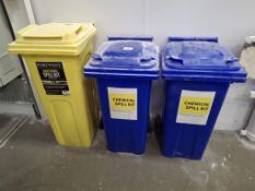 3X CHEMICAL SPILL KIT BINS