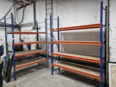 2X BAYS OF STORES SHELVING