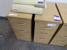 2 x 3 drawer pedestals