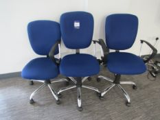 3 various office chairs