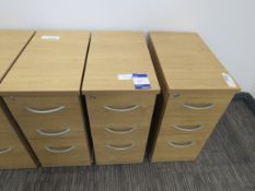 3 x 3 drawer pedestals