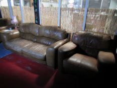 Sofa and 2 arm chairs