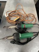 2 x LEISTER Heat Guns-24Ov each- and Extension Cables