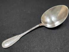 Ercuis French hallmarked silver rice spoon (142g)