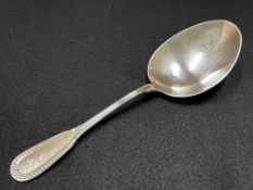 Ercuis French hallmarked silver rice spoon (142g)