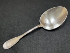 Ercuis French hallmarked silver rice spoon (142g)