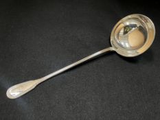 Ercuis French hallmarked silver ladle (218g)