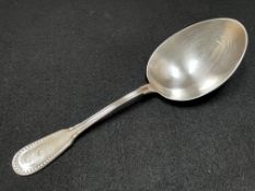 Ercuis French hallmarked silver rice spoon (142g)