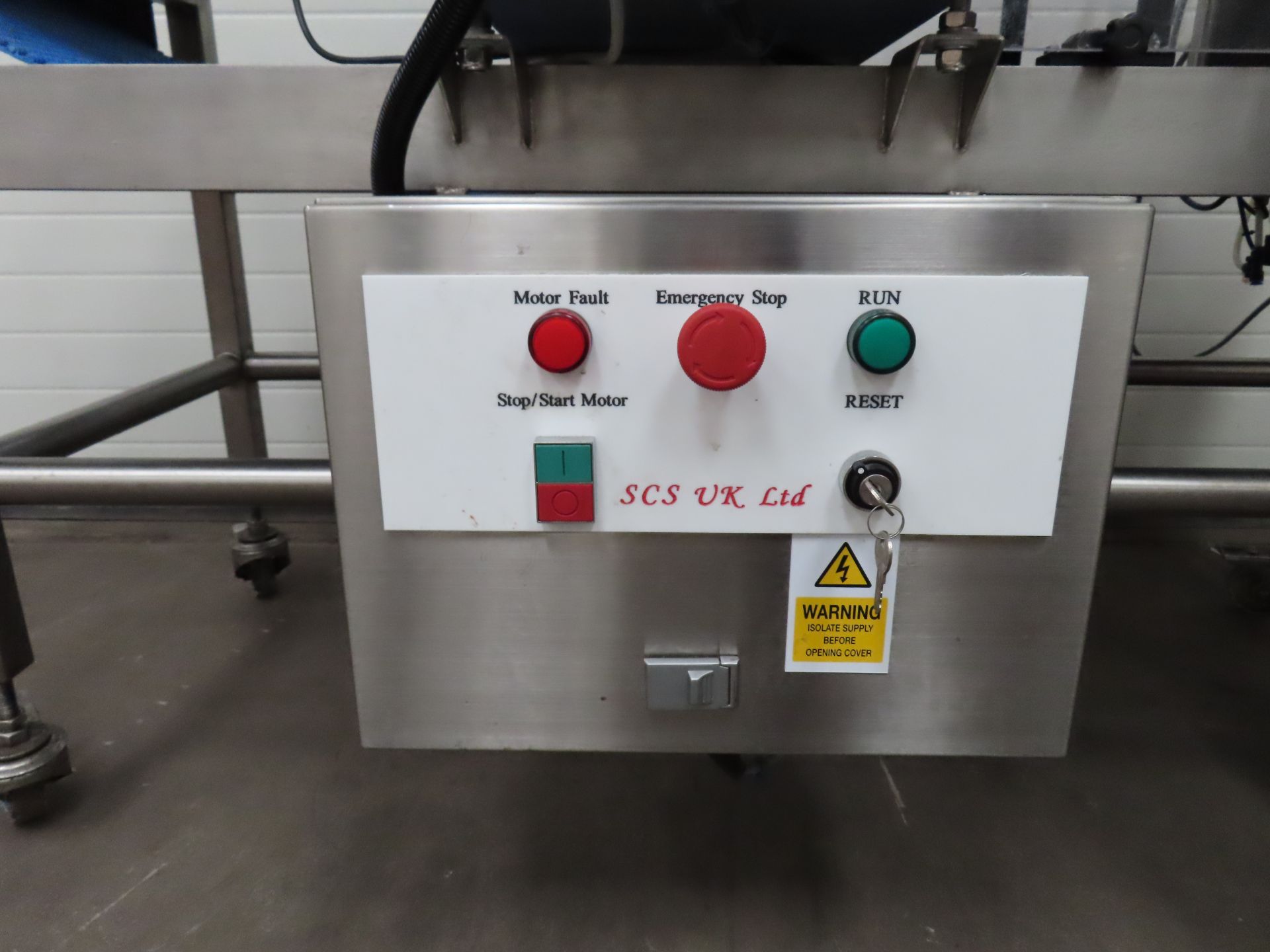 Cassel BD450 x 200 Aperture Metal detector with conveyor - Image 8 of 18