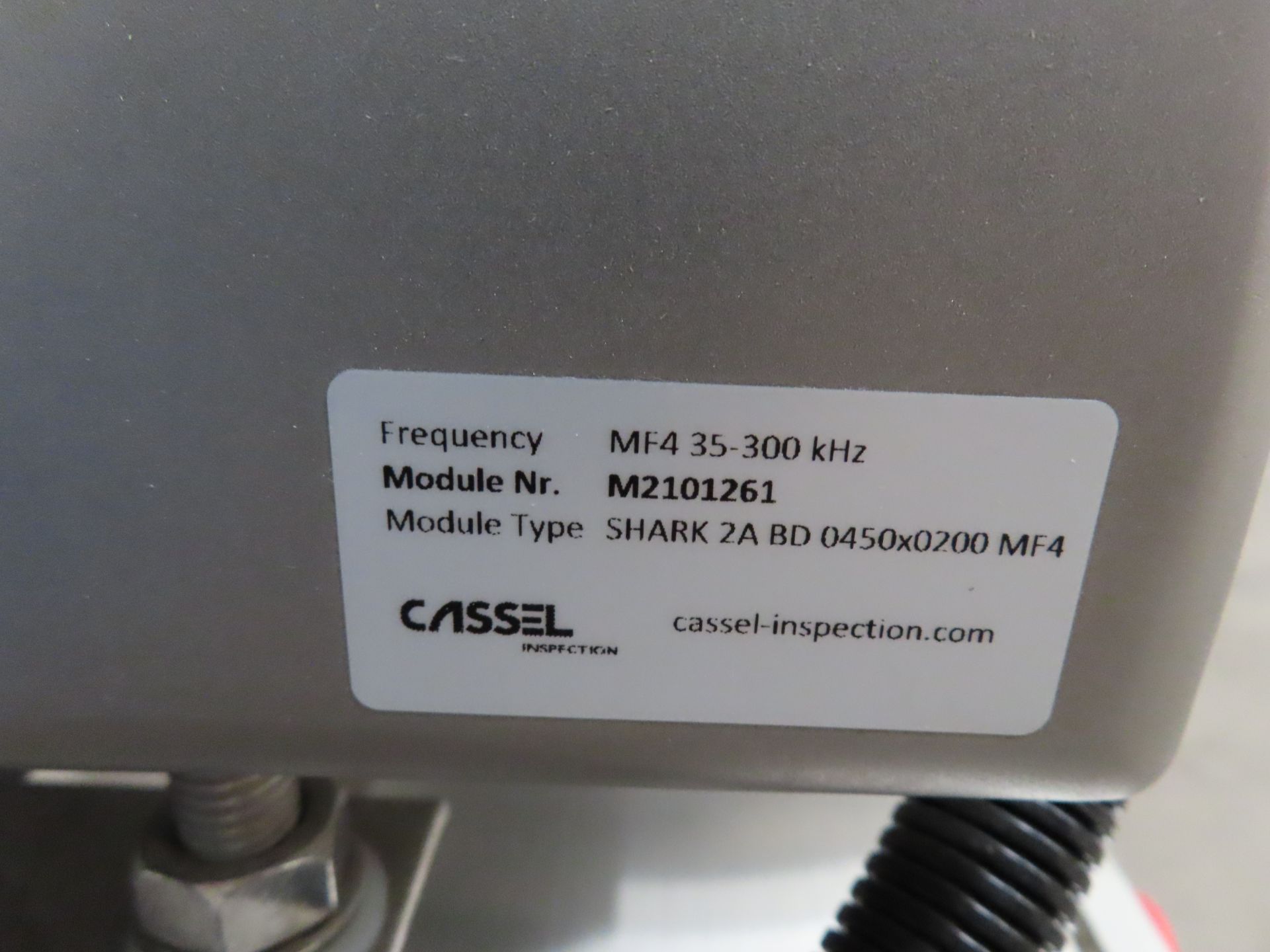 Cassel BD450 x 200 Aperture Metal detector with conveyor - Image 11 of 18