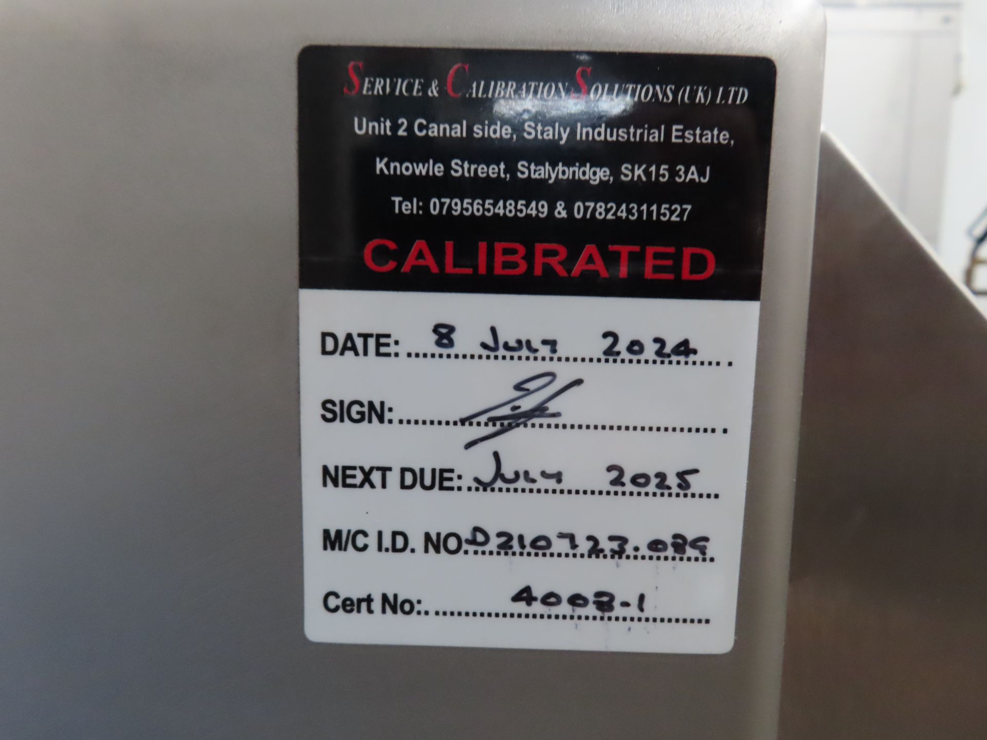 Cassel BD450 x 200 Aperture Metal detector with conveyor - Image 12 of 18