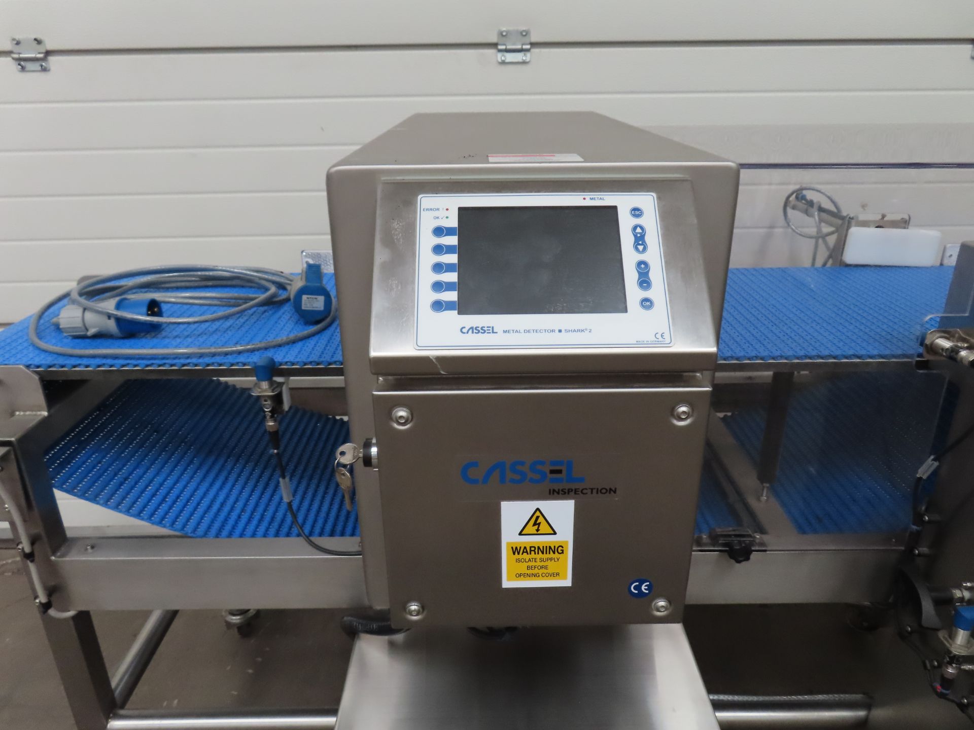Cassel BD450 x 200 Aperture Metal detector with conveyor - Image 7 of 18