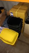 Quantity of plastic waste bins - Located in Container, Unit 1 Yard