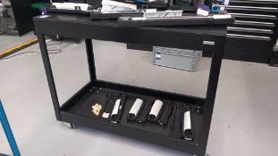 Dura mobile bench with shelf under (excludes contents) - Located in Unit 2, Ground Floor