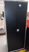 Bott steel double door cabinet, 1,900(H) and contents including H&S consumables - Located in Unit 2,