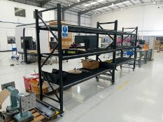 2 x bays boltless steel mobile racking (excludes contents) – Located in Unit 1, Ground Floor
