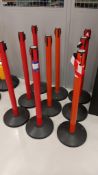 9 x Queue Solutions barrier posts – Located in Unit 1, Ground Floor