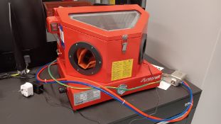 Unicraft SSK1.5 25 litre bench top sand blast cabinet, serial number 230408164 (2023) - Located in