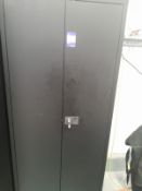Bisley steel double door cabinet and contents of Formlabs 3D printing consumables - Located in