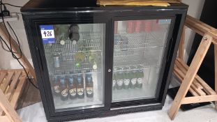 Polar GL010-07 sliding door chiller s/n CK210601912 (excludes contents)