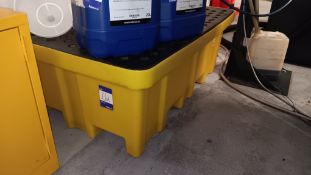 Romold BP2FW 2 drum 230 litre bunded spill pallet - Located in Unit 2, Ground Floor