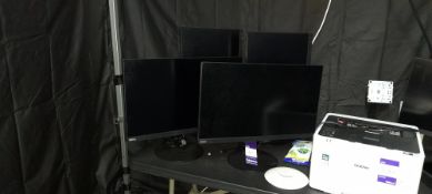 4x Lenovo Thinkpad P27u-10 flatscreen monitor