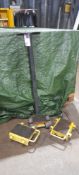 2x Yale LX12 R 6 tonne load moving skates and LX6F 3 tonne load moving front skate – Delayed