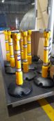 8x Skipper barrier posts