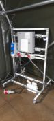 Mobile 3 phase 240v power distributor with fuse board
