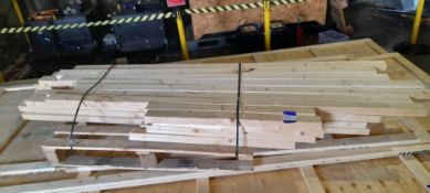 Quantity of wooden battens to pallet