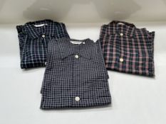 3 x pairs of Derek Rose pyjama's - size XXL