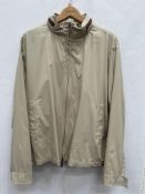 Lanificio Colombo windbreaker jacket with cotton interior (Beige) - size 54