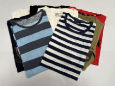 8 x assorted T-shirts including Ralph Lauren, GANT and Puma etc. - size XXL