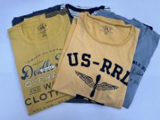 8 x Double RL by Ralph Lauren T-Shirts - size XXL