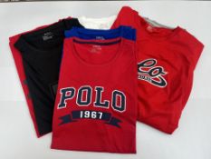 7 x POLO Performance by R. Lauren & Co T-shirts - size XXL