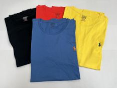 4 x POLO by R. Lauren & Co T-Shirts - size XXL custom fits