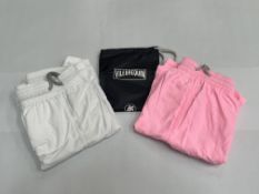 2 x Pairs of Vilebrequin board shorts (Pink and White) - size XXXL