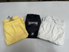2 x Pairs of Vilebrequin board shorts (White and Yellow) - size XXXL