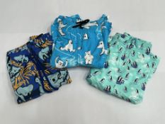3 x Pairs of Vilebrequin board shorts - size XXXL - animal themed