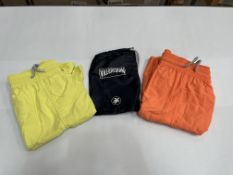 2 x Pairs of Vilebrequin board shorts (Orange and Yellow) - size XXXL
