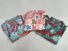 3 x Pairs of Vilebrequin board shorts