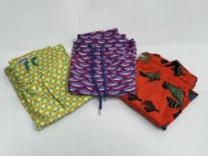 3 x Pairs of Vilebrequin board shorts