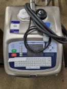 Linx Model 7900 Inkjet Coder/Printer c/w stainless steel wheeled cabinet