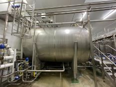 Musk 25,000 Ltr ATM Insulated Pasteurised Milk Storage Vessel, FMT 8, YOM 2010, Box filter and